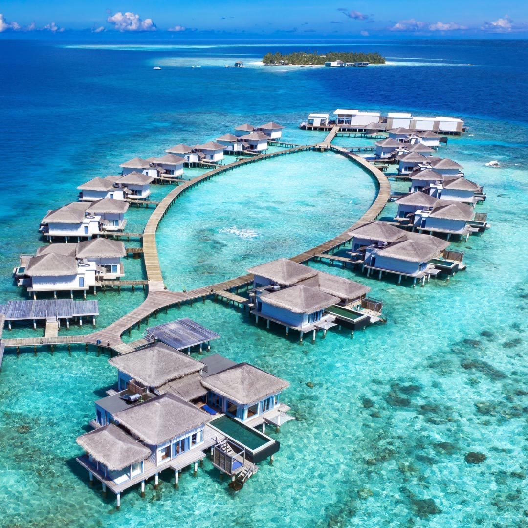 MaldiveSuite Gewinnspiel Malediven: Raffles von oben