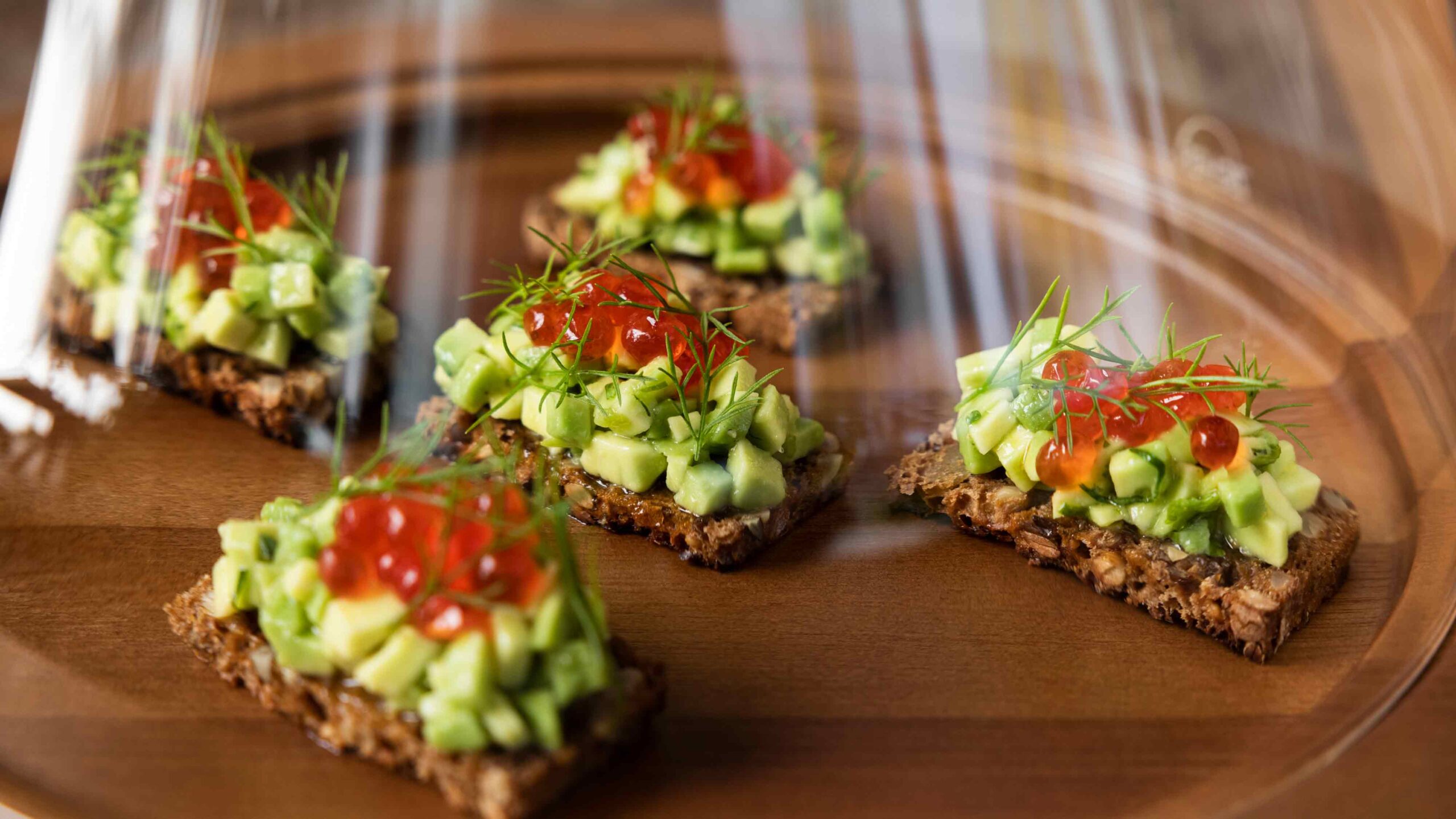 Waldorf Astoria Maldives: Avocado-Bruschetta